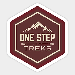 One Step Treks Sticker